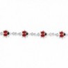 Bling Jewelry Sterling Ladybug Bracelet in Women's Link Bracelets
