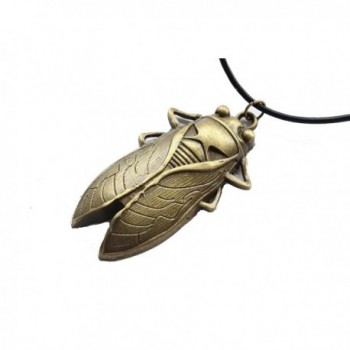 Cicada Necklace Grasshopper Steampunk Pendant