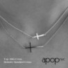 apop nyc Goldtone Sideways Necklace in Women's Pendants
