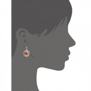 BONALUNA Vintage Pressed Statement Earrings