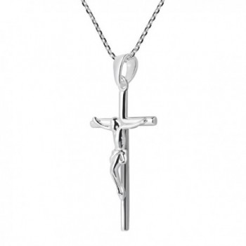 Faithful Devotion Crucifix Sterling Necklace