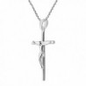 Faithful Devotion Crucifix Sterling Necklace