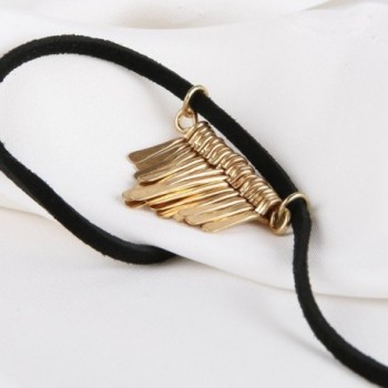 Double Necklace Velvet Choker Pendant