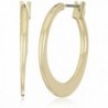 Napier "Classics" Gold-Tone Small Flat Hoop Earrings - CF115BSX4QZ