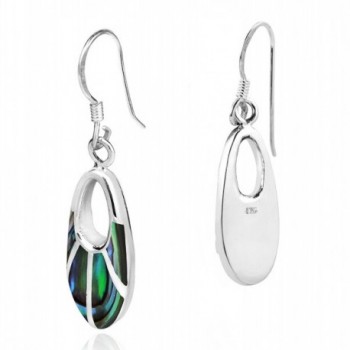 Celestial Abalone Sterling Silver Earrings in Women's Drop & Dangle Earrings