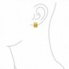 Bling Jewelry Plated Twisted Earrings in Women's Clip-Ons Earrings
