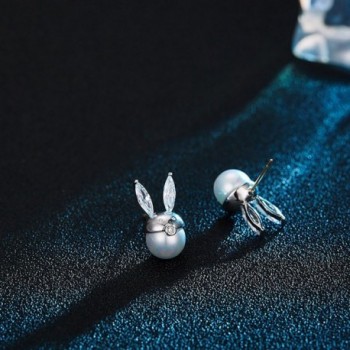 Earrings Freshwater Cultured Sterling Silver in Women's Ball Earrings