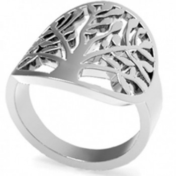 Stainless Steel Tree of Life Ring - CF12MAHGEBQ