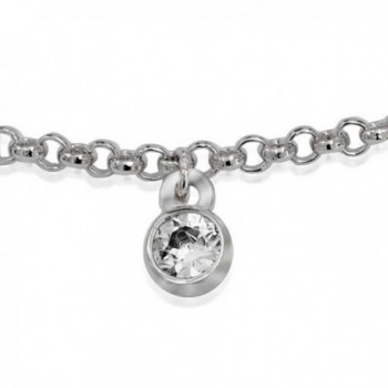 Bling Jewelry Setting Dangle Sterling in Women's Anklets