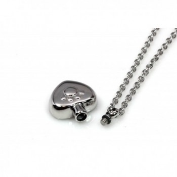 Embossed Necklace Cremation Keepsake Memorial