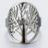 Stainless Steel Tree Life Ring