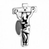 CharmsStory Silver Plated Celtic Claddagh Irish Cross Jesus Charm Fits Pandora Bead - CF11R0X1MIL