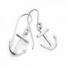 Sterling Silver Anchor Sailor Earrings