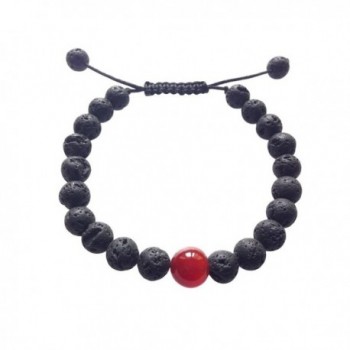 Tibetan Mala Lava Stone Wrist Mala Bracelet for Meditation - CB12DREAUXD