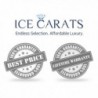 IceCarats Yellow Filled 1 0mm Diamond Cut