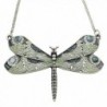 Vintage Fashion Victorian Dragonfly Simulated - Vintage Silver-tone - CT12O6YFYHA