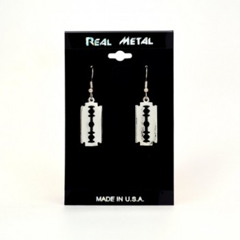 Gothic Dangle Earrings Polished Silver in Women's Drop & Dangle Earrings