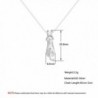 Sterling Silver Climbing Pendant Necklace in Women's Pendants