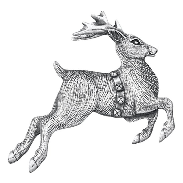Danforth - Reindeer Pewter Brooch Pin - CS11C99566P