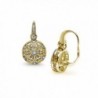 Flashed Sterling Filigree Leverback Earrings in Women's Drop & Dangle Earrings