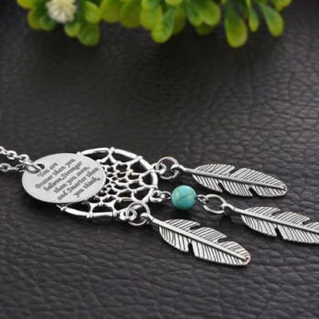 MJARTORIA Dangling Filigree Dreamcatcher Necklace in Women's Pendants