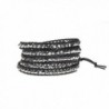 Mystique Fashion Crystal Leather Bracelet in Women's Wrap Bracelets