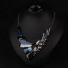 Hamer Geometry Statement Necklace Earrings in Women's Jewelry Sets