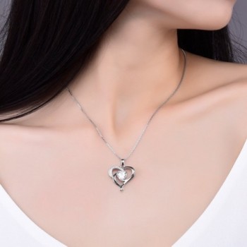 Sterling Silver Necklace Heart Pendant