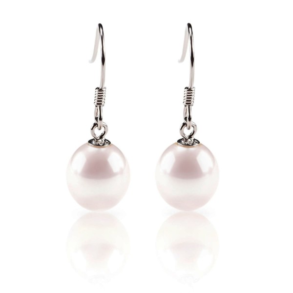 PAVOI Freshwater Cultured Pearl Earrings Dangle Studs - AAA Handpicked Quality - CG12LNTH81R