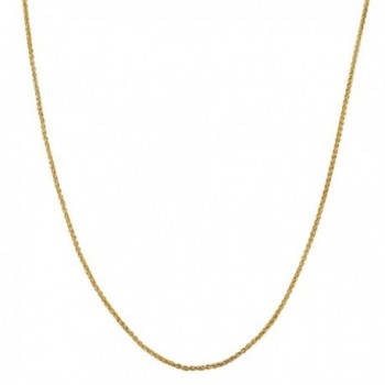 14k Yellow Gold Filled 1-mm Wheat Chain (18 Inch) - CD1184JGYPV