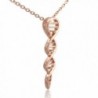 Double Helix Science Molecule Necklace