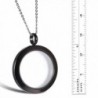 Oidea Stainless Floating Pendant Necklace in Women's Lockets