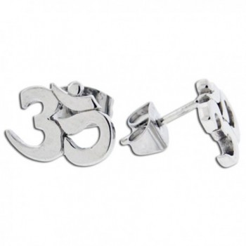 Sacred Om Surgical Steel Stud Earrings - CO11CIAD071