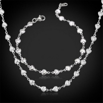 U7 Stainless Jewelry Bracelet Necklace in Women's Jewelry Sets