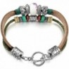 INBLUE Genuine Leather Bracelet Butterfly in Women's Cuff Bracelets