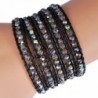 Genuine Leather Bracelet Colors rhinestone in Women's Wrap Bracelets