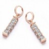 SBLING 18K Rose Gold Plated Cubic Zirconia Drop Earrings( 9.2 cttw ) - CV120I0Z9FT
