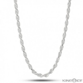 Nuni Jewelry Sterling Silver 1.6mm Rope Chain (16- 18- 20- 22- 24- 30 or 36 inch) - CW128XOW6OT