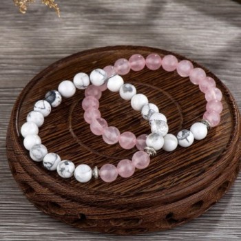 POSHFEEL Distance Couples Bracelets Howlite