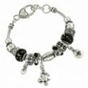 DianaL Boutique Zodiac Sign Capricorn Horoscope Charm Bracelet Silver Tone - CZ11STV1BMZ