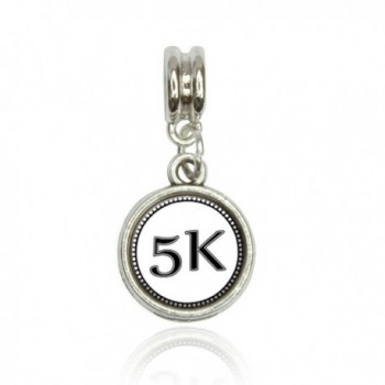 Runner 5K Euro European Italian Style Bracelet Bead Charm - CP11L4TGHMN