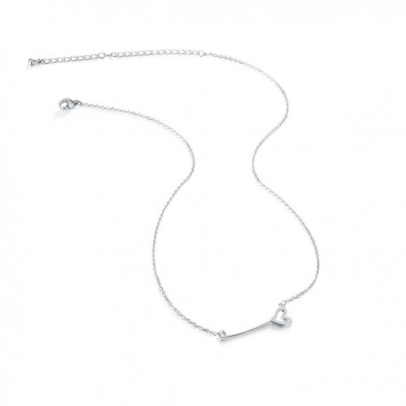 Rosa Vila Key With Heart Necklace - Horizontal Key Shaped Necklaces For ...