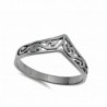 Filigree Celtic Black Tone Sterling Silver