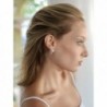 Mariell Cluster Wedding Earrings Bridesmaids in Women's Clip-Ons Earrings