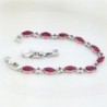 SELOVO Crystal Bracelet Silver Zircon in Women's Tennis Bracelets