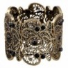 Christmas EXCEED Filigree Statement Bracelet - Anti-Gold - CX12B6CSN1P