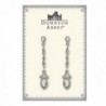 Downton Abbey Collection Silver Tone Earrings