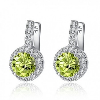 BAMOER Zirconia Earrings Necklace Jewelry in Women's Pendants