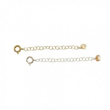 2" of Extender Chain- Removable and Adjustable Sterling Silver or 14k Gold Filled - Extra Links - CK11K4YZHR5