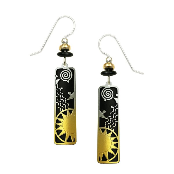 Adajio by Sienna Sky Black Column Sunrise Filigree Earrings 7590 - CL12FMQ0PML